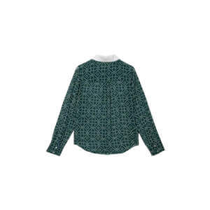 Mint Velvet Teal Printed Sheer Shirt